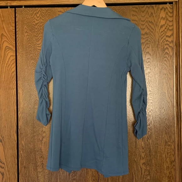 {Necessitees} Open Front Blazer - Picture 4 of 5